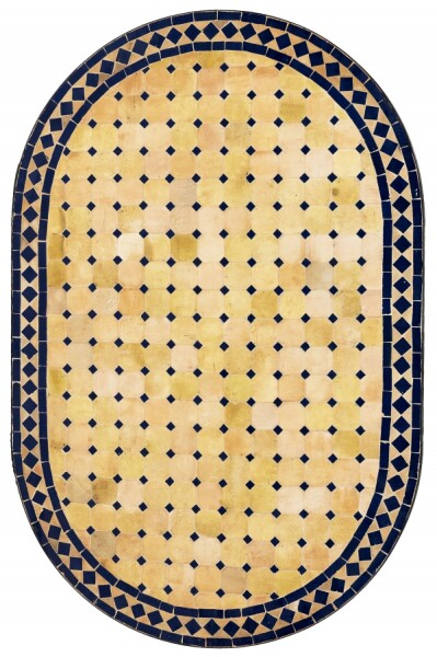 Beige Blau