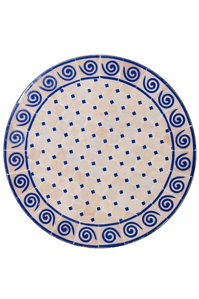 Beige-Blau